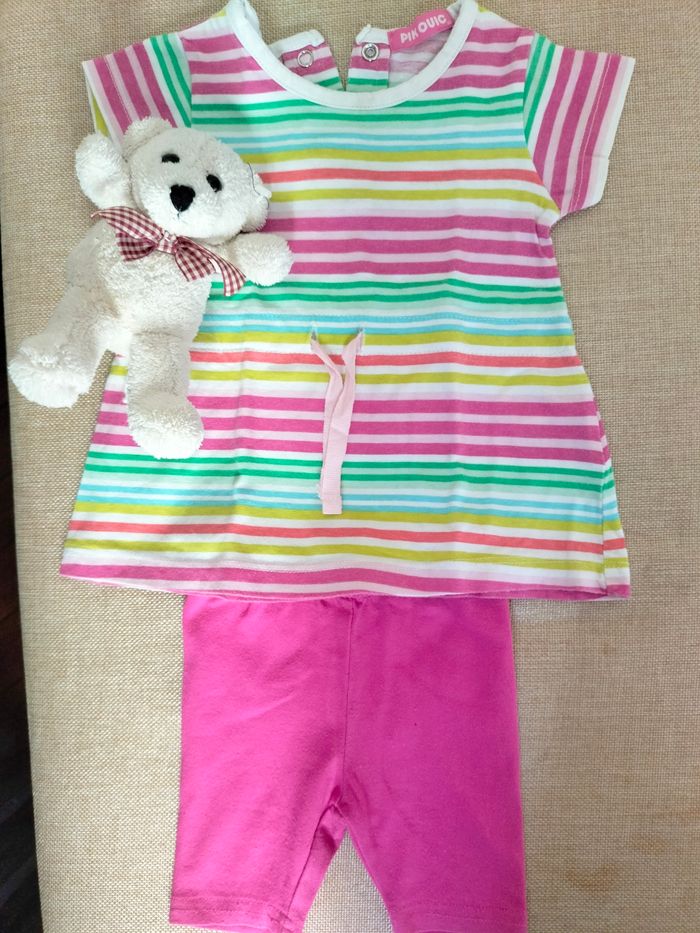 Lot de 3 ensemble d'été bébé 3 mois - photo numéro 2