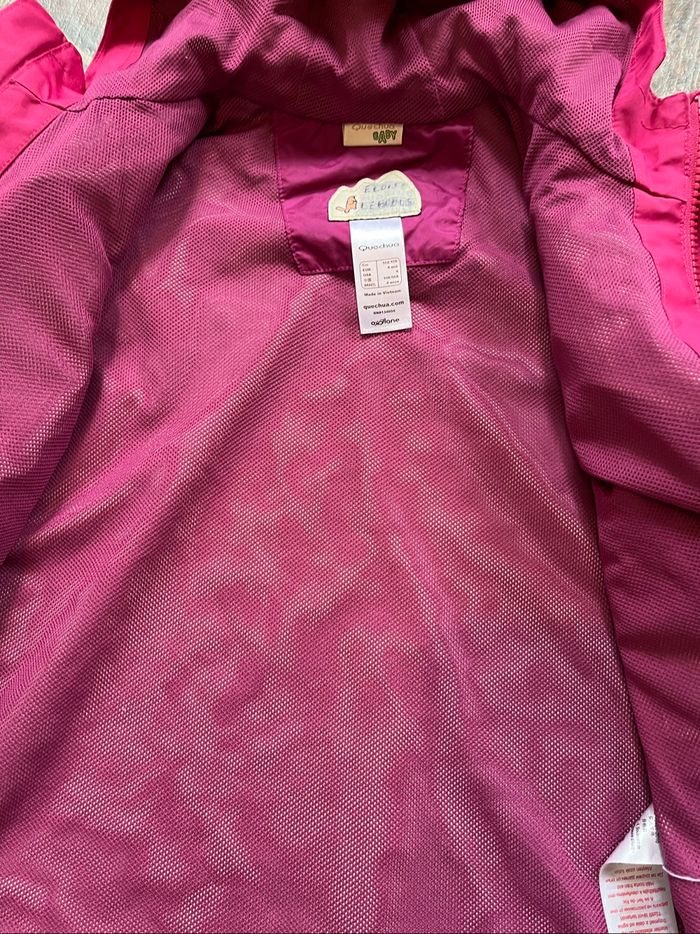 Manteau pluie rose - photo numéro 3