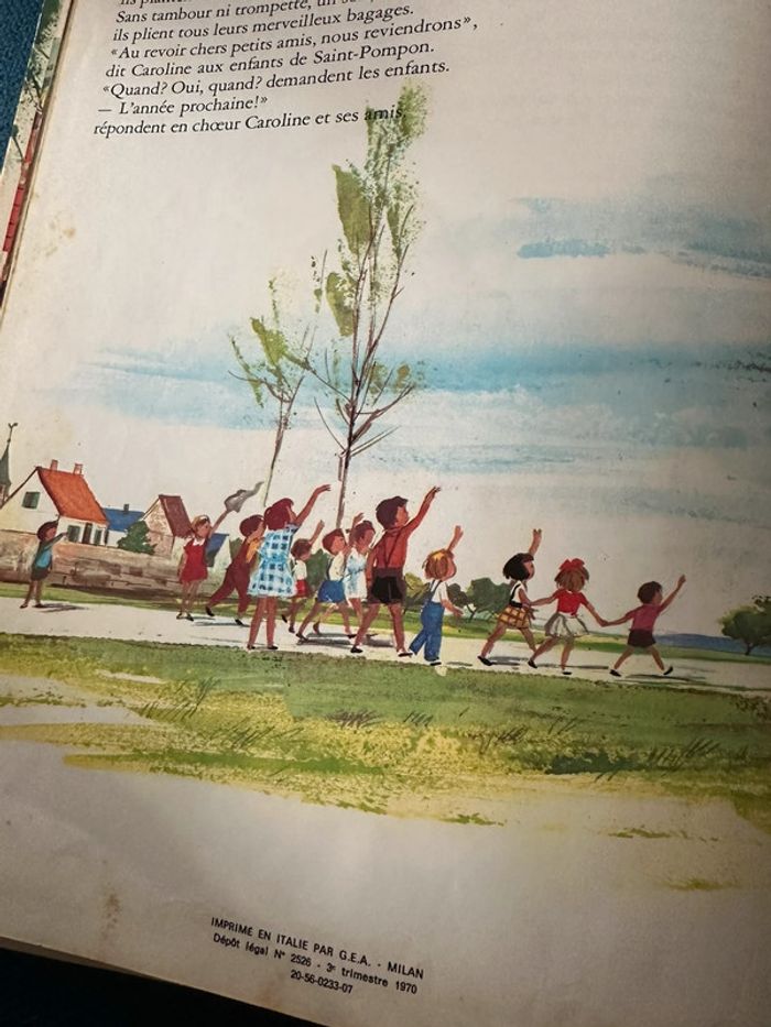 1970 Livre ancien Le Cirque Caroline Grands albums Hachette bd collection Pierre Probst - photo numéro 10