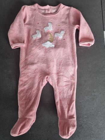 Pyjama velours Vertbaudet 3 mois