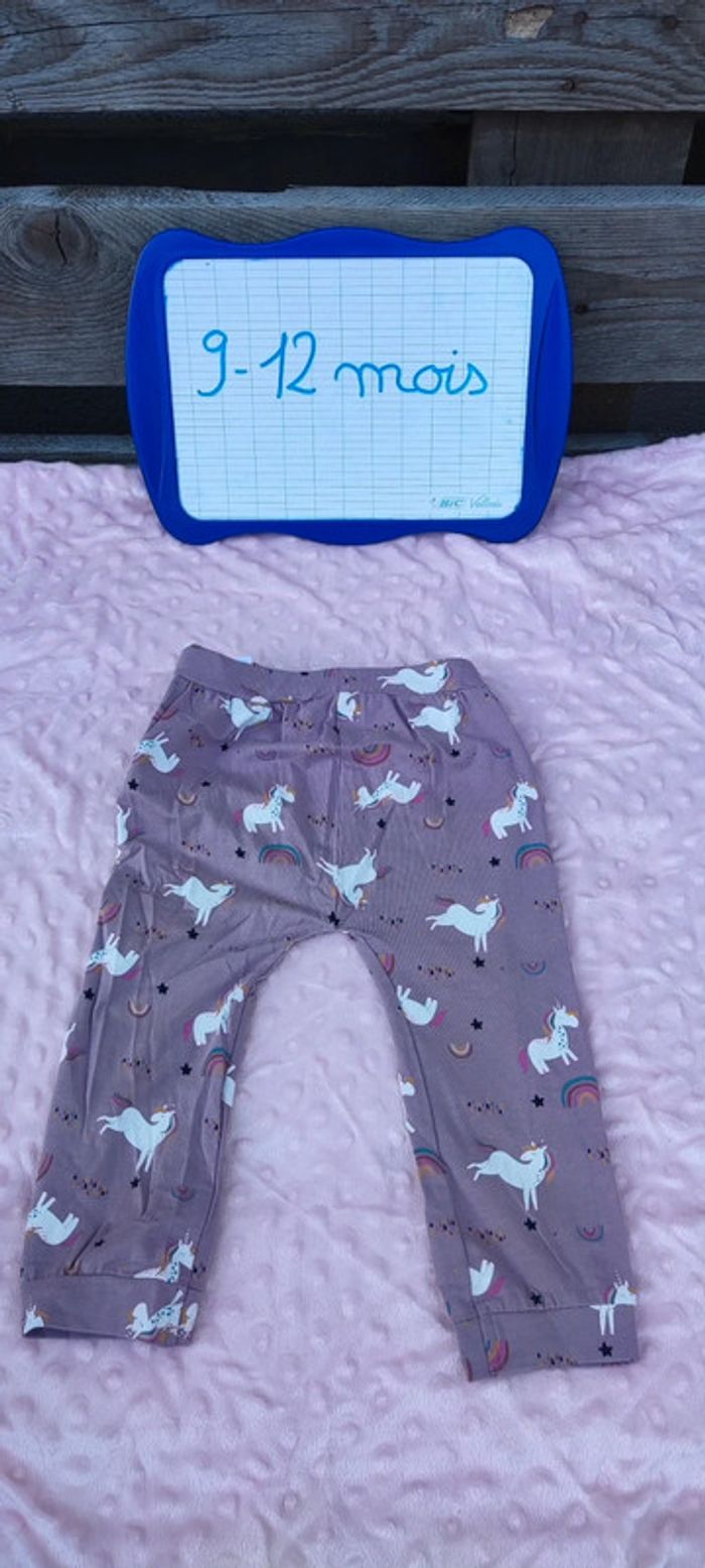 Pantalon léger licorne 9-12 mois 🦄 - photo numéro 5