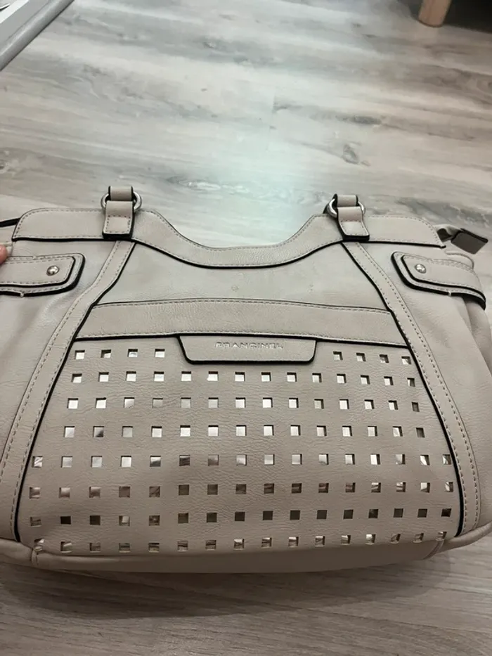 Sac à main beige Francinel - photo numéro 5