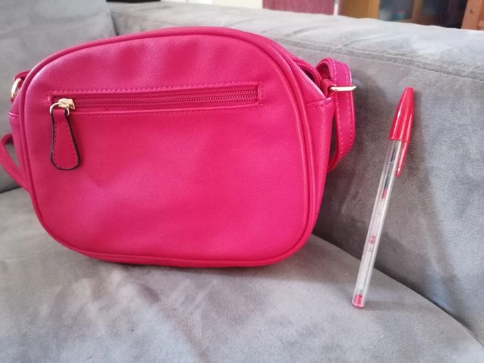 Sac bandoulière rose fuchsia - photo numéro 5