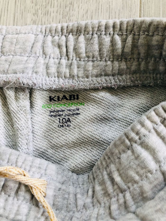 Short gris fille sport taille 10 ans kiabi - photo numéro 4