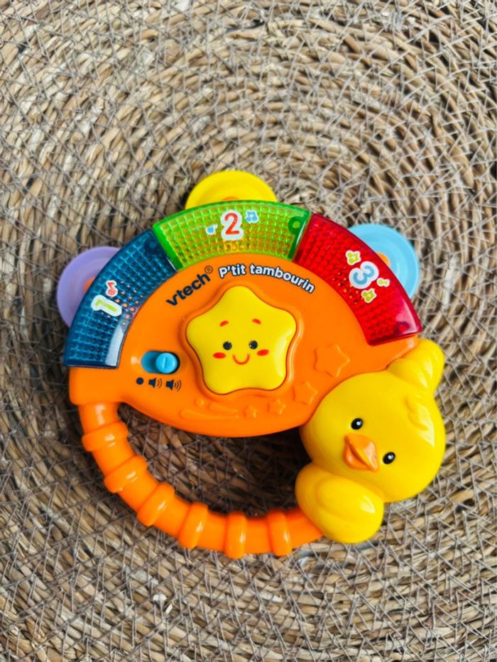 Jeux 👣 vtech, lot, p'tit tambourin et hochet p'tit chien - photo numéro 10