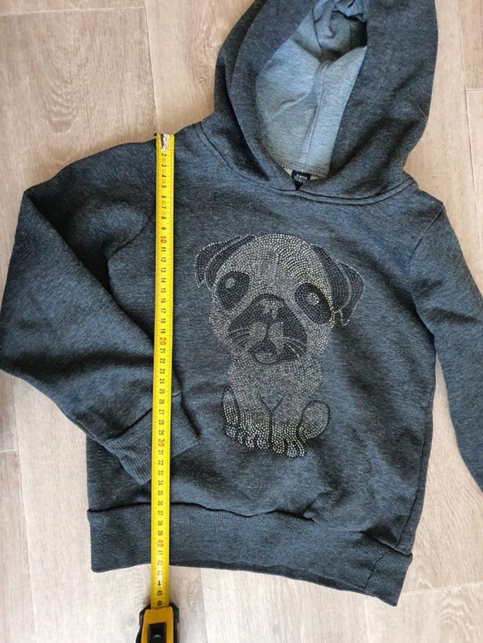 Sweat à strass taille 6 ans - photo numéro 5