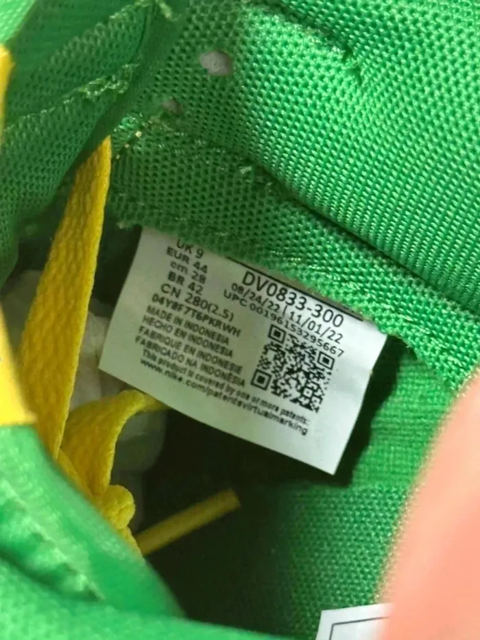 Dunk low reverse brazil taille 44 neuve - photo numéro 10