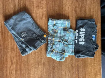 Ensemble 3 pièces bébé garçon.