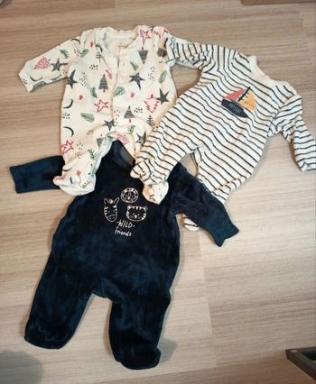 Lot pijamas naissance 