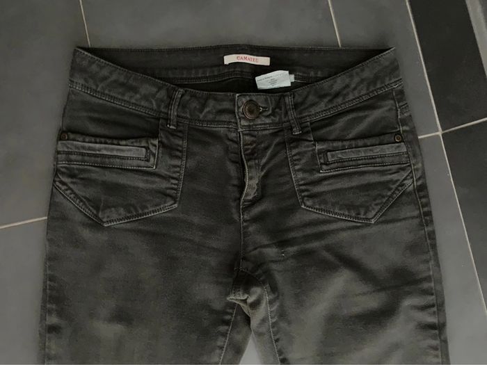 Pantalon vert kaki camaïeu taille 38 - photo numéro 3