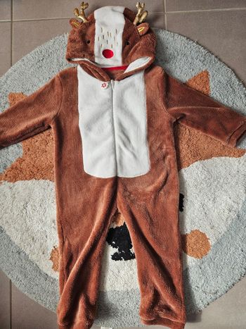 Surpyjama renne - 24 mois