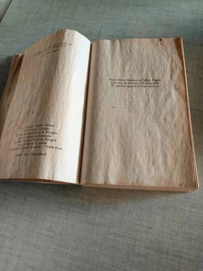 Livre shutter island - photo numéro 5