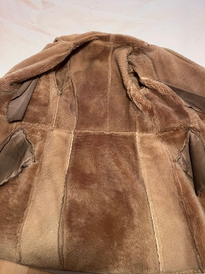 Manteau en peau camel - photo numéro 2