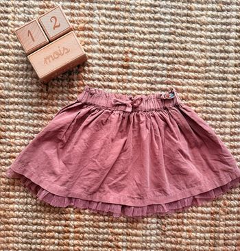 Jupe velours côtelé Zara 12/18mois