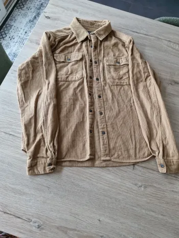 Surchemise en velours côtelé