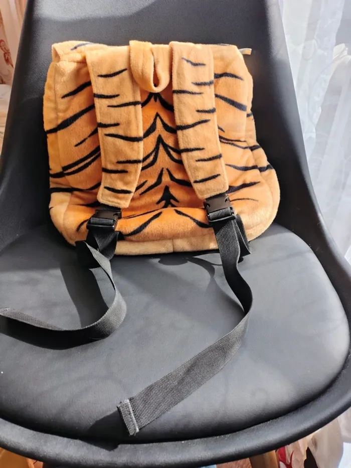 Sac a dos tigre enfant multi poches cartable ou goûter - photo numéro 7