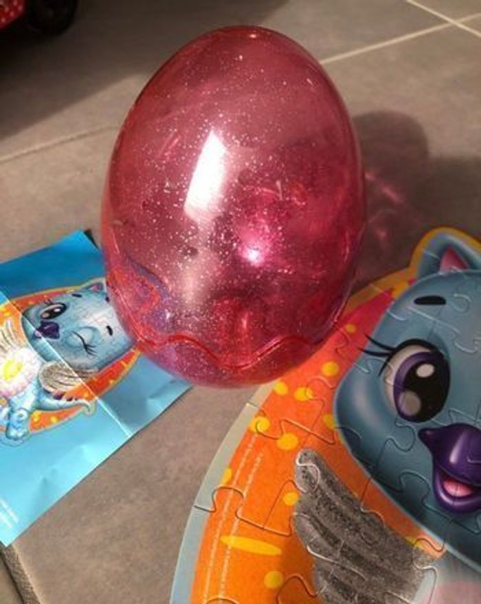 Puzzle hatchimals draggle rangé dans son œuf - photo numéro 2