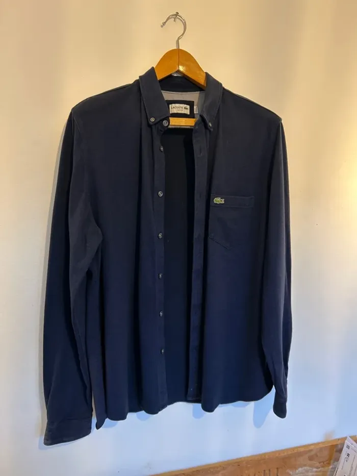 Lacoste chemise coton maille polo