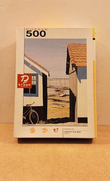 Puzzle 500P Fenêtre sur mer
