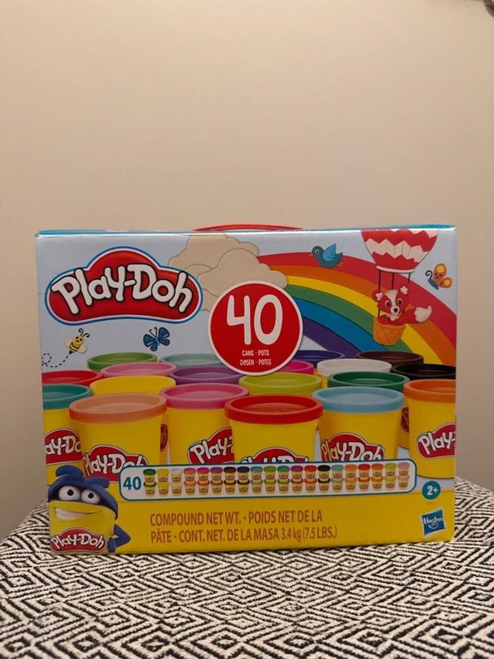 Play-Doh - Maxi Pack 40 Pots de Pâte à Modeler