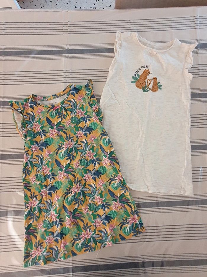 Lot de 2 chemises de nuit Vertbaudet 5 ans