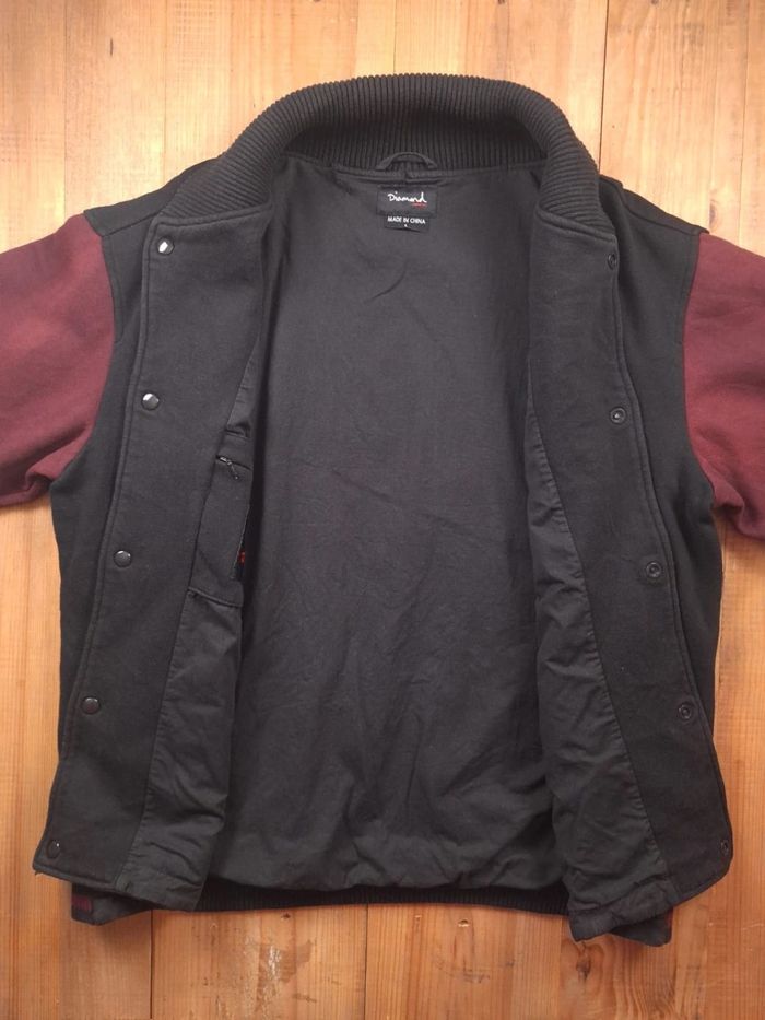 blouson teddy Diamond Supply Co – Homme – Taille L full broderie (706) - photo numéro 6