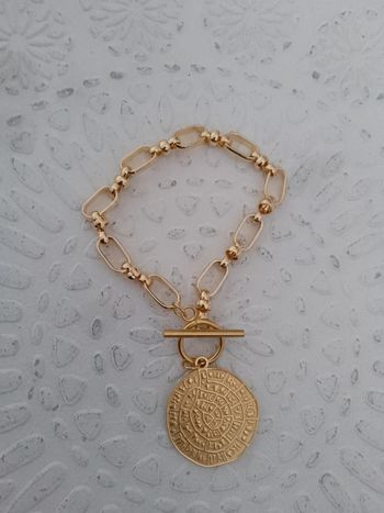 Bracelet amulette en acier inoxydable