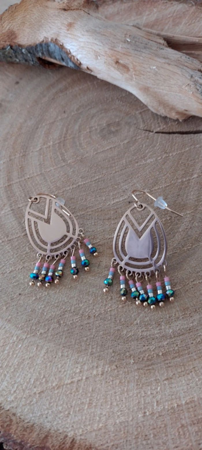 Boucles d'oreilles pampilles