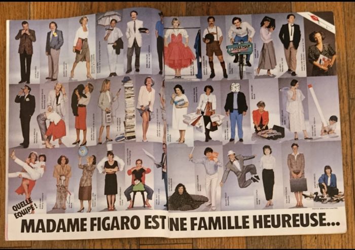 Ancien magazine Madame Figaro 1984 N°12405 vintage - photo numéro 2