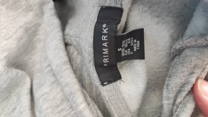 Sweat à capuche gris taille S - photo numéro 4