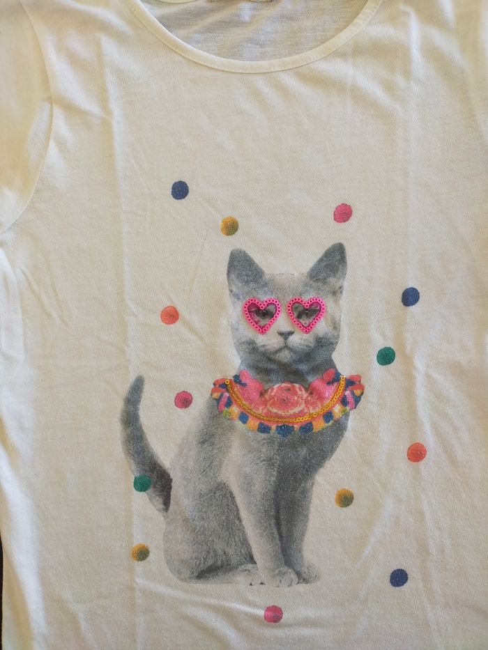 T-shirt Billieblush taille 12 ans - photo numéro 2