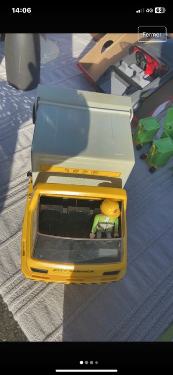 Playmobil camion poubelle 1978