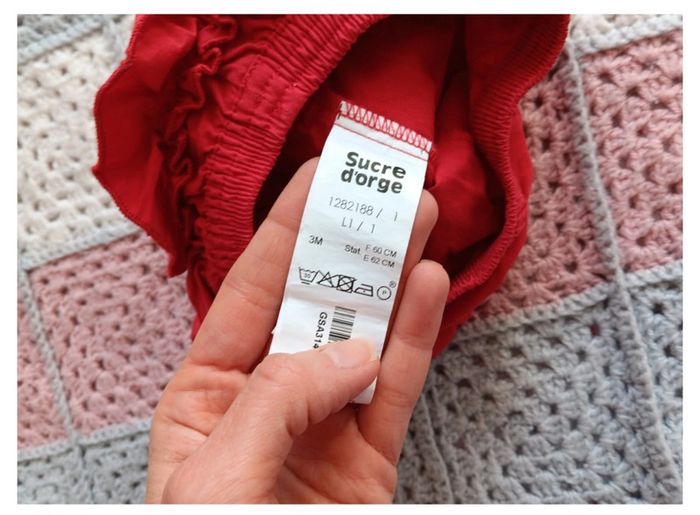 Short culotte froufrou 3 mois - photo numéro 2