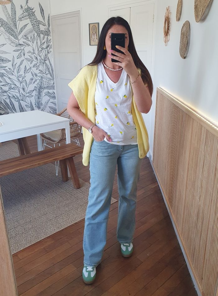 Gilet sans manche Caracas jaune Taille unique - photo numéro 5