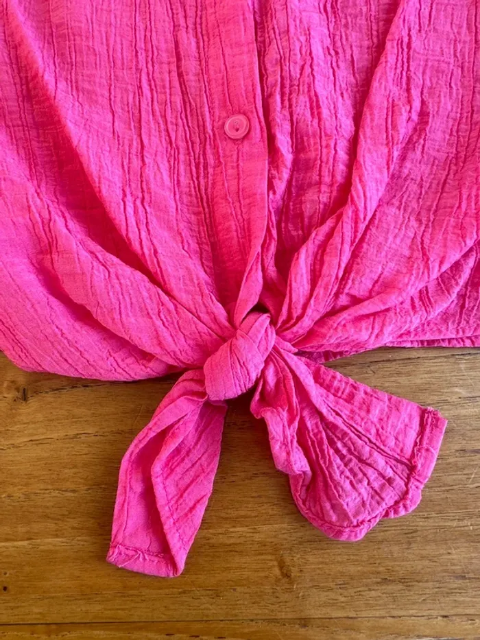 Chemise rose Zara - photo numéro 2