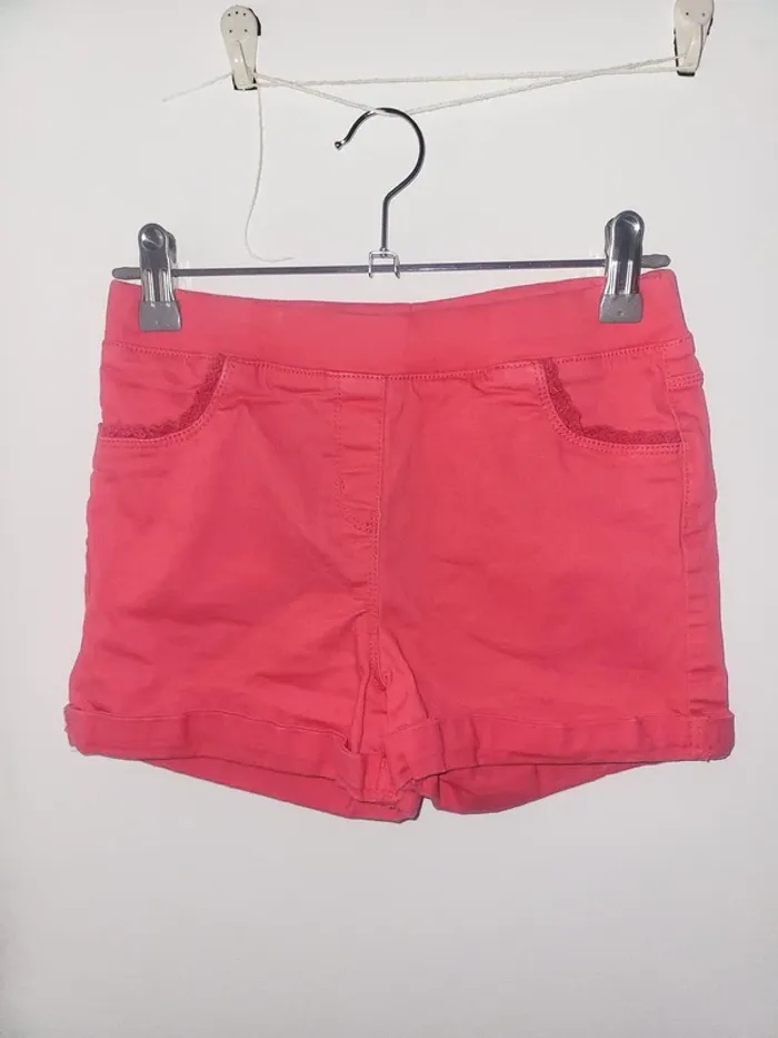 Short en jean rose Vertbaudet Taille 12 ans