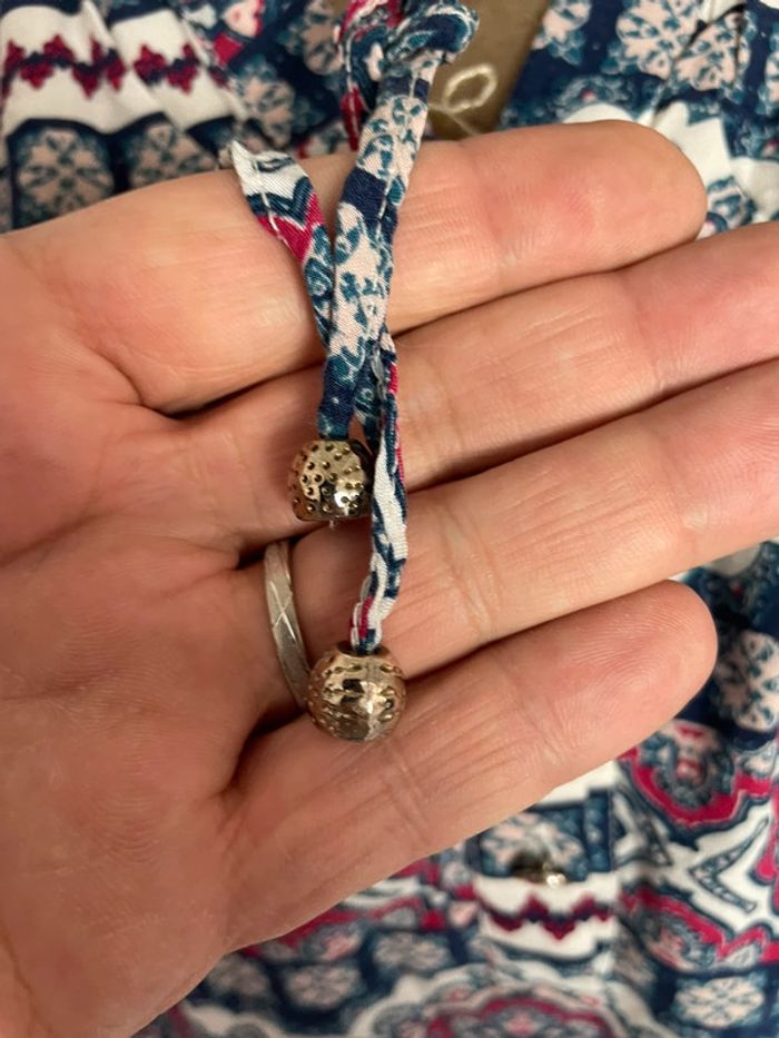 Chemisier femme à motifs – Manches 3/4 – Taille L – Élégant et léger - photo numéro 3
