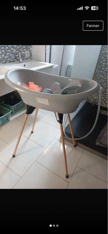 Baignoire sur pied 