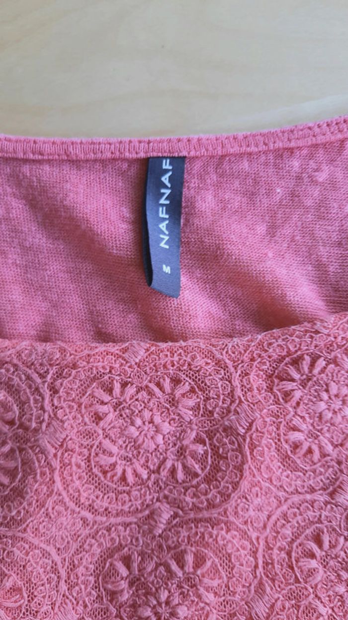 Blouse rose Naf Naf, taille M/38 - photo numéro 3