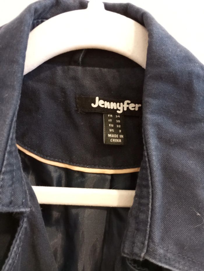 Trench femme bleu - photo numéro 2