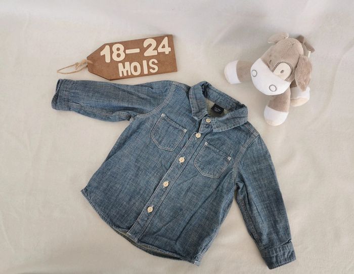 Chemise 👣 baby Gap, chaude, 18-24mois