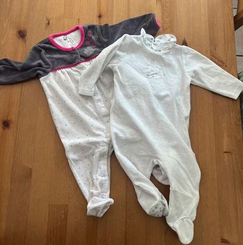 Lot de 2 pyjamas - 6 mois