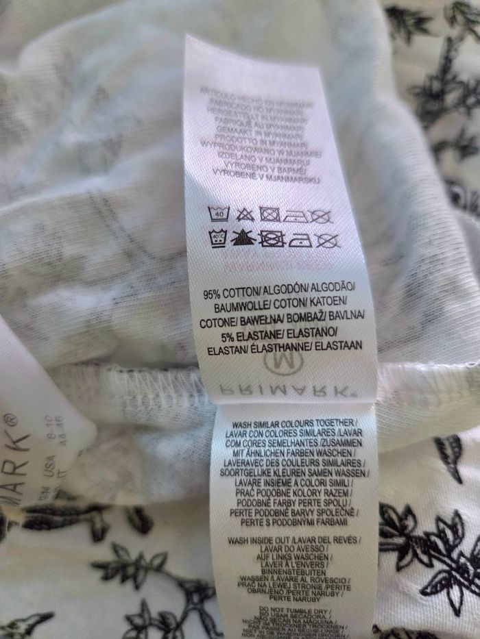 Pantalon taille M ( 38 ) fluide Primark, motif palmiers, neuf avec étiquette - photo numéro 6