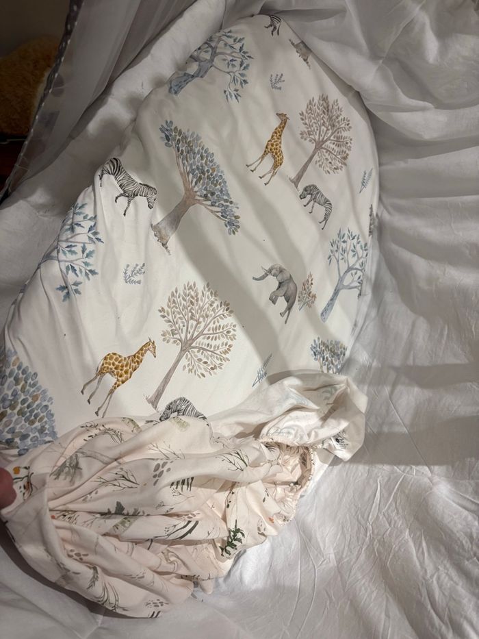 Berceau en osier avec sa tête de lit - photo numéro 3