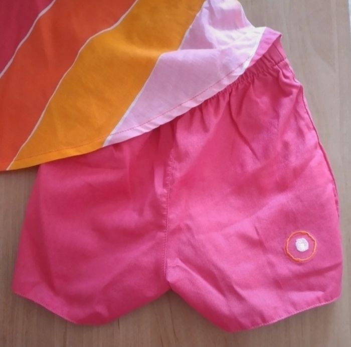 Robe sans manches + Bloomer Neuve avec étiquette 6  mois fille Marèse - photo numéro 4