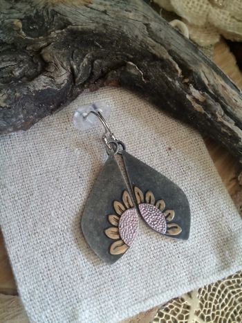 Boucles d'oreilles bohèmes fleurs