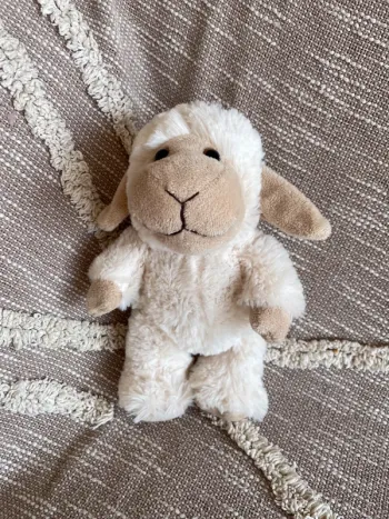 Peluche doudou 23cm gausapa mouton brebis agneau beige blanc crème très bon état