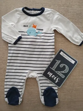Pyjama léger 12 mois / 74 cm