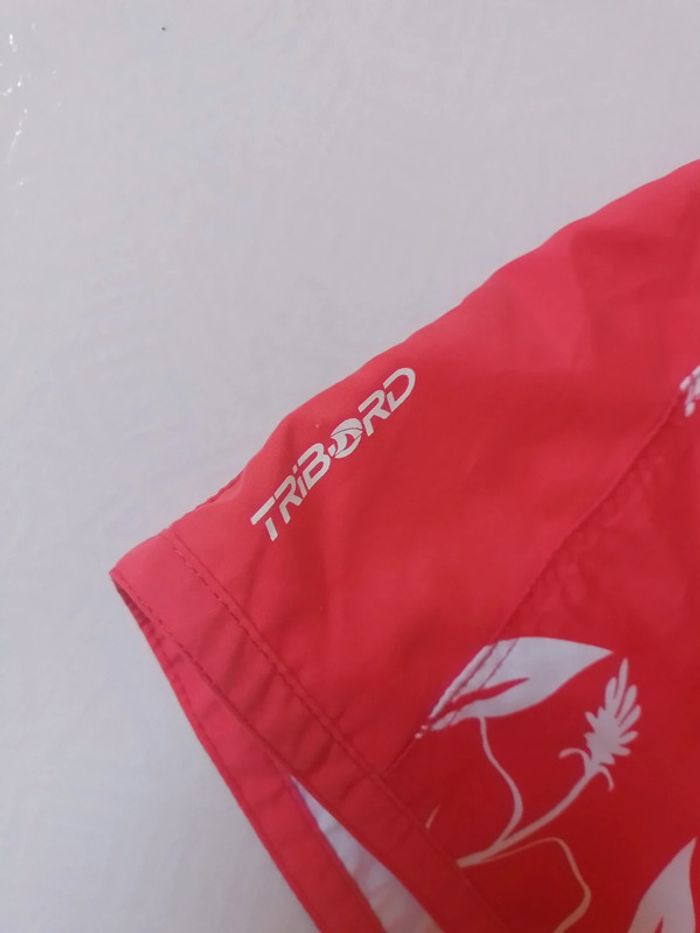 Short de bain femme rouge et blanc Tribord - photo numéro 12