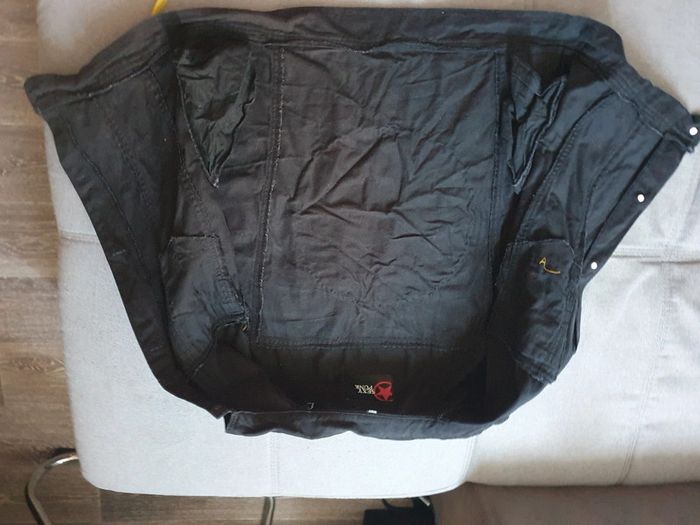 Veste en jean noire sexy punk patch dark funeral - photo numéro 8